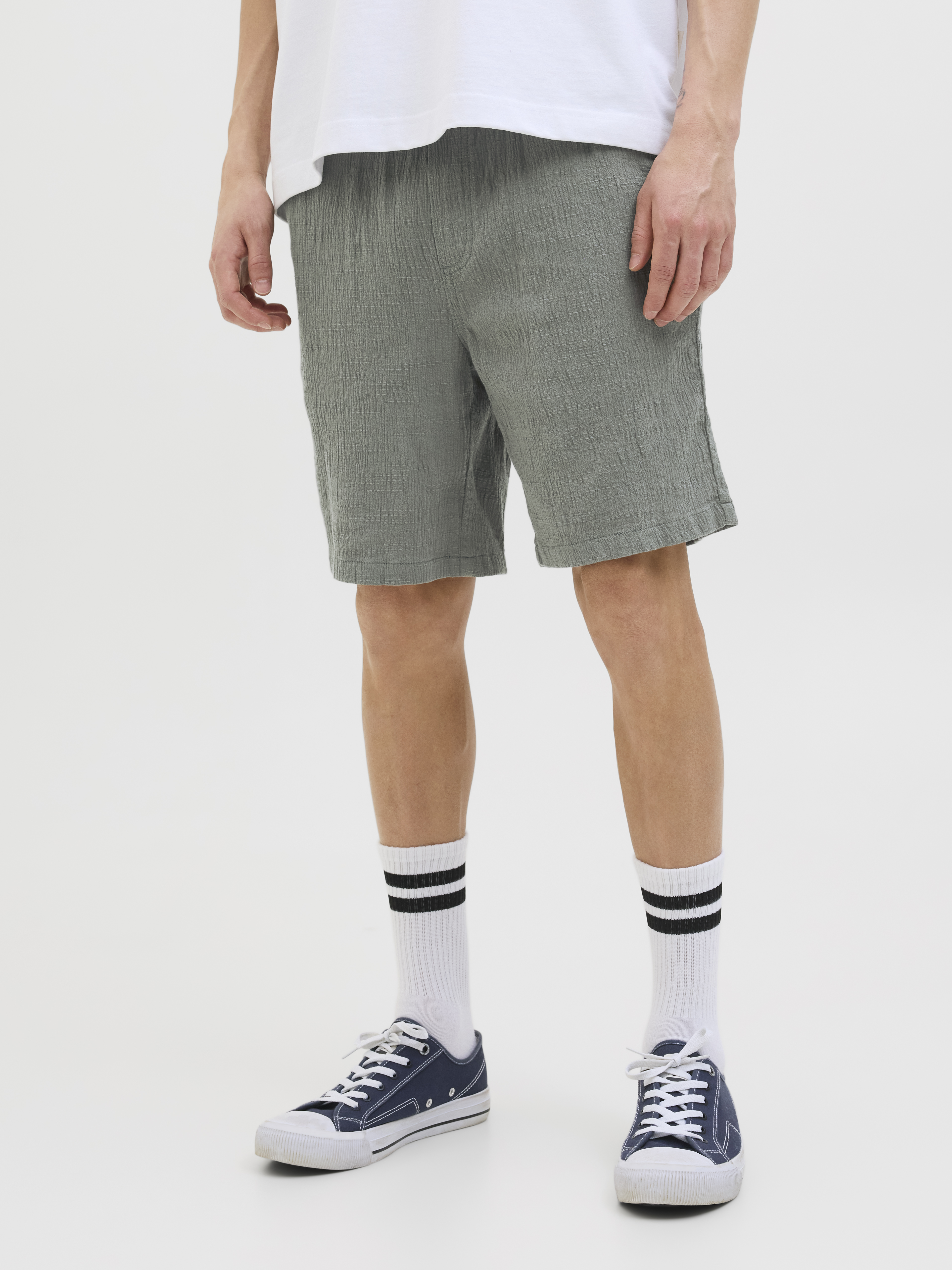 Jack & Jones Jpstjaiden crinkle jogger short sn