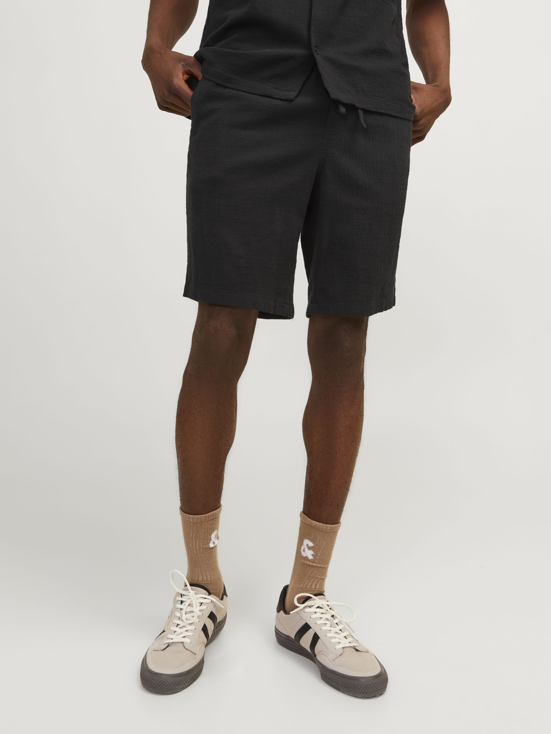 Jack & Jones Jpstjaiden crinkle jogger short sn
