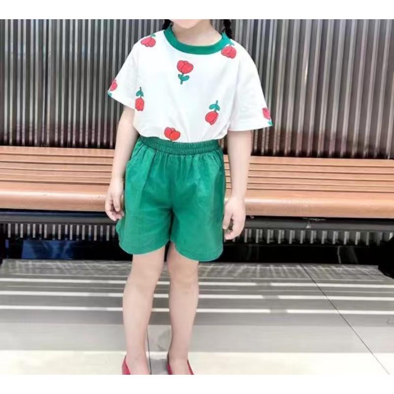 Topzeros Zomer T-shirt Baby Kids Top Meisjes Korte Mouw Meisjes T-shirt Top Kinderen Meisjeskleding 130