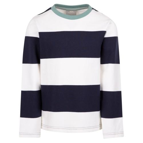 Trespass Ferry gestreept T-shirt met lange mouwen voor jongens 3-4 Years