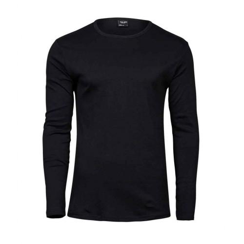 Tee Jays Heren Interlock T-shirt met lange mouwen S