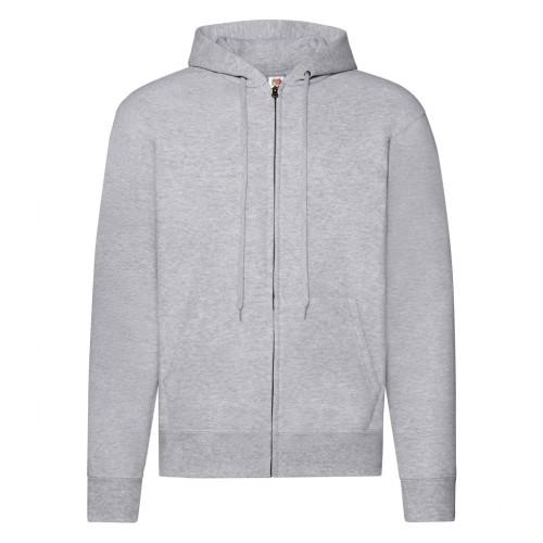 Fruit Of The Loom Mens Classic Heather Zipped Hoodie L