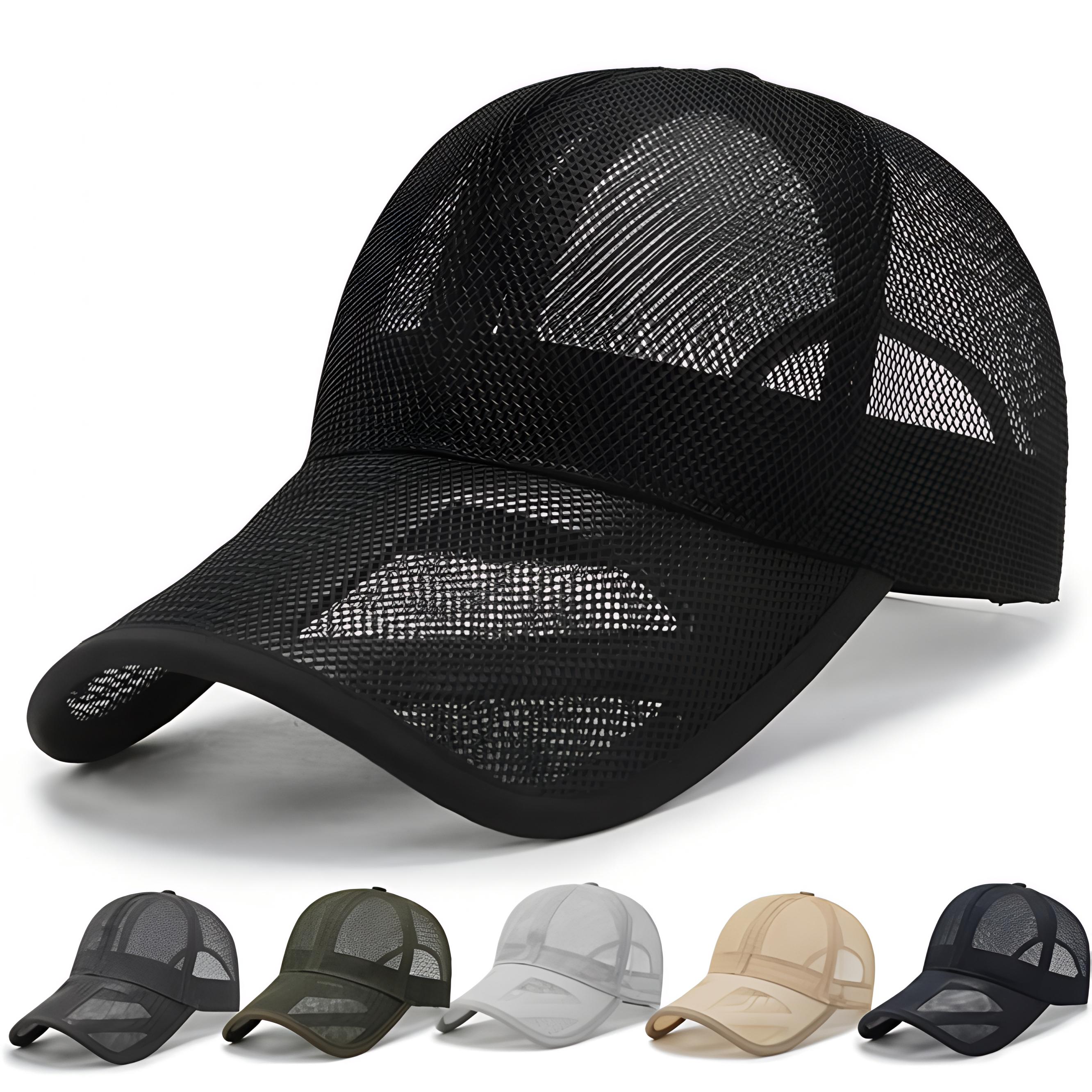 Lucky Black Cat Zomer Mesh Baseball Cap Unisex Hoed Sneldrogende Golfhoed Verstelbare Hoed zwart