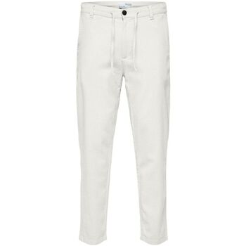 Selected Broek  16087636 SLIMTAPE BRODY-CLOUD DANCER