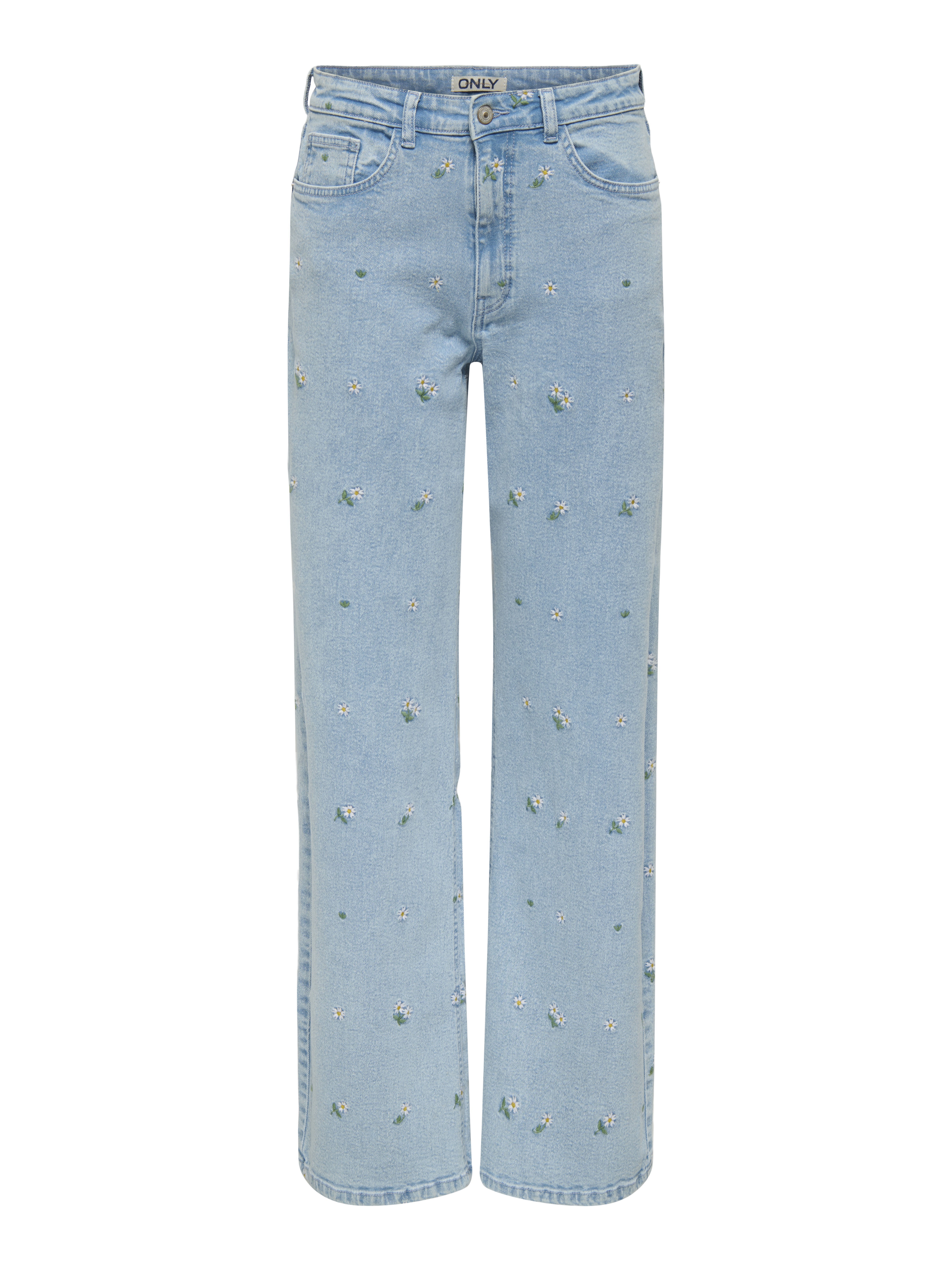 Only Onljuicy hw wide emb dnm akm blue denim