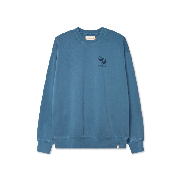 Revolution  Loose Crewneck - Trui, blauw