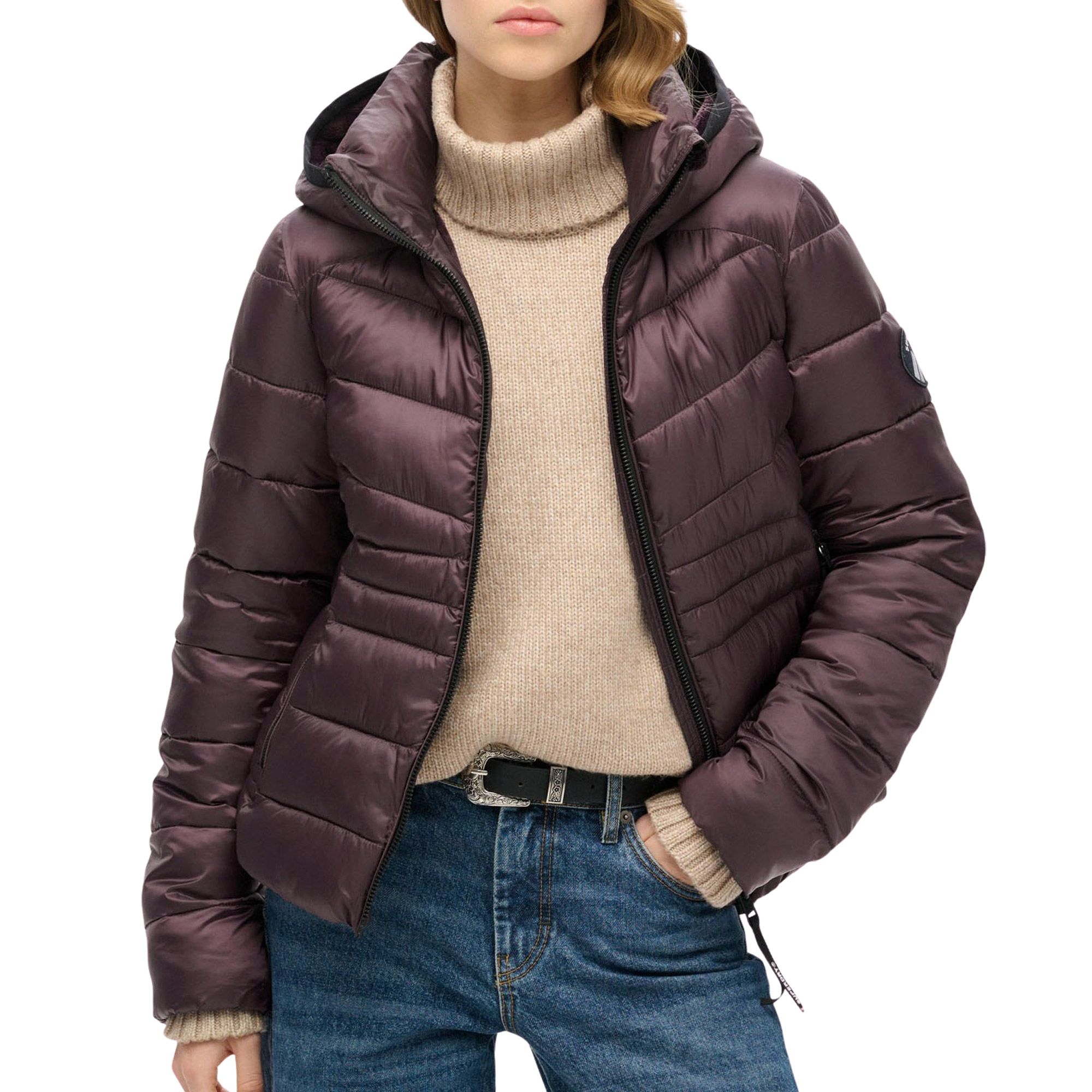 Superdry Gewatteerde jas HOODED FUJI QUILT PADDED JKT