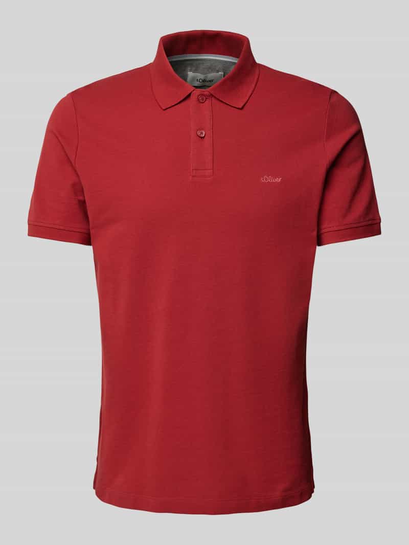 S.Oliver Poloshirt met geborduurd logo