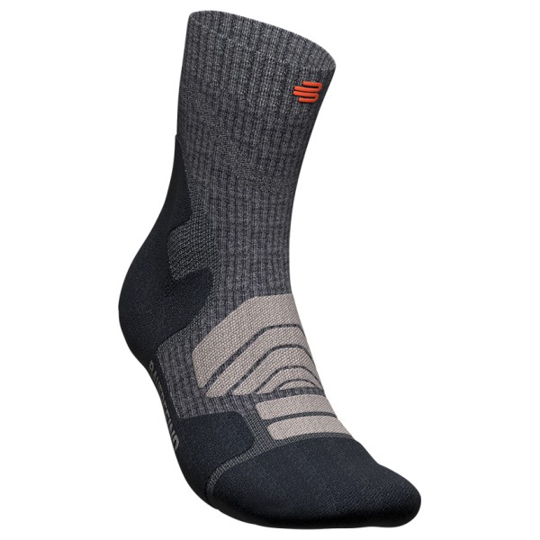 Bauerfeind Sports  Outdoor Merino Mid Cut Socks - Wandelsokken, grijs