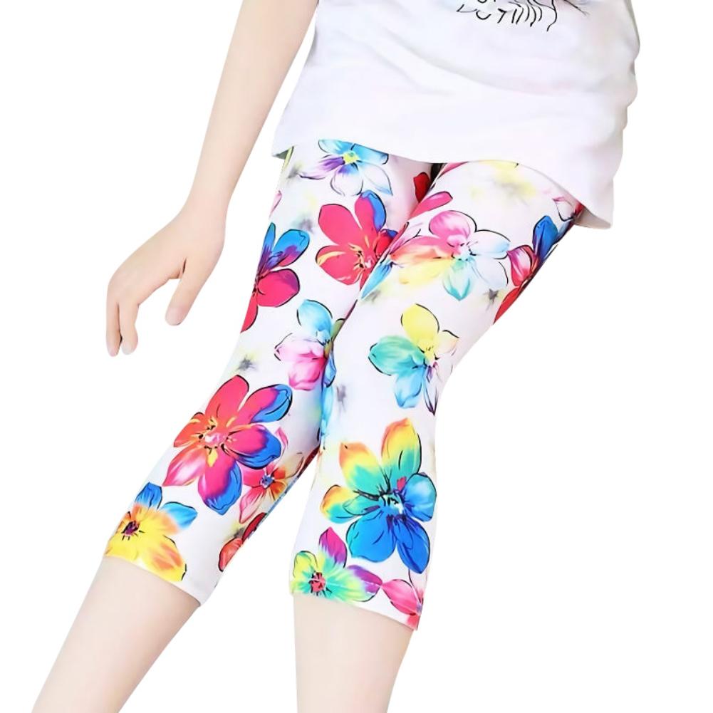 Sunshine kids clothing Kinderen meisjes zomer knielengte legging zevenpunts printbroek 110