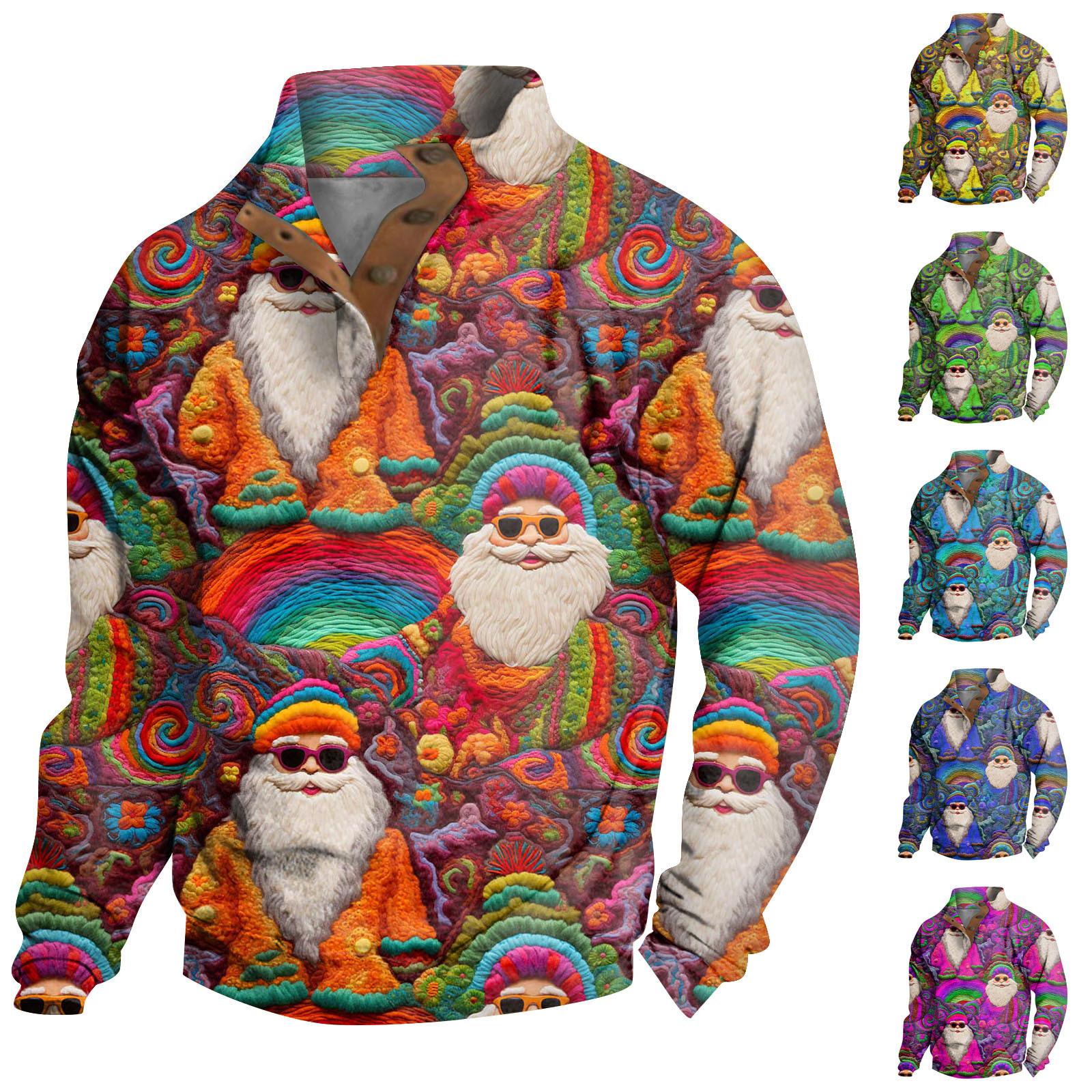 YiGeiWoLiGiaoGiao Lente en herfst herensweatshirt met staande kraag is outdoor casual truien tops XXXL gember