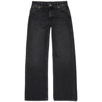 Nudie Jeans  Jeans Loose femme Wide Heidi Slow Black