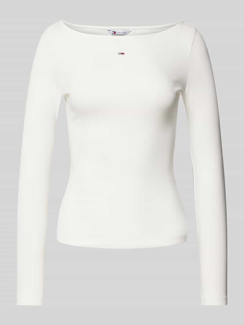 TOMMY JEANS Shirt met lange mouwen TJW BOAT NECK TOP LS