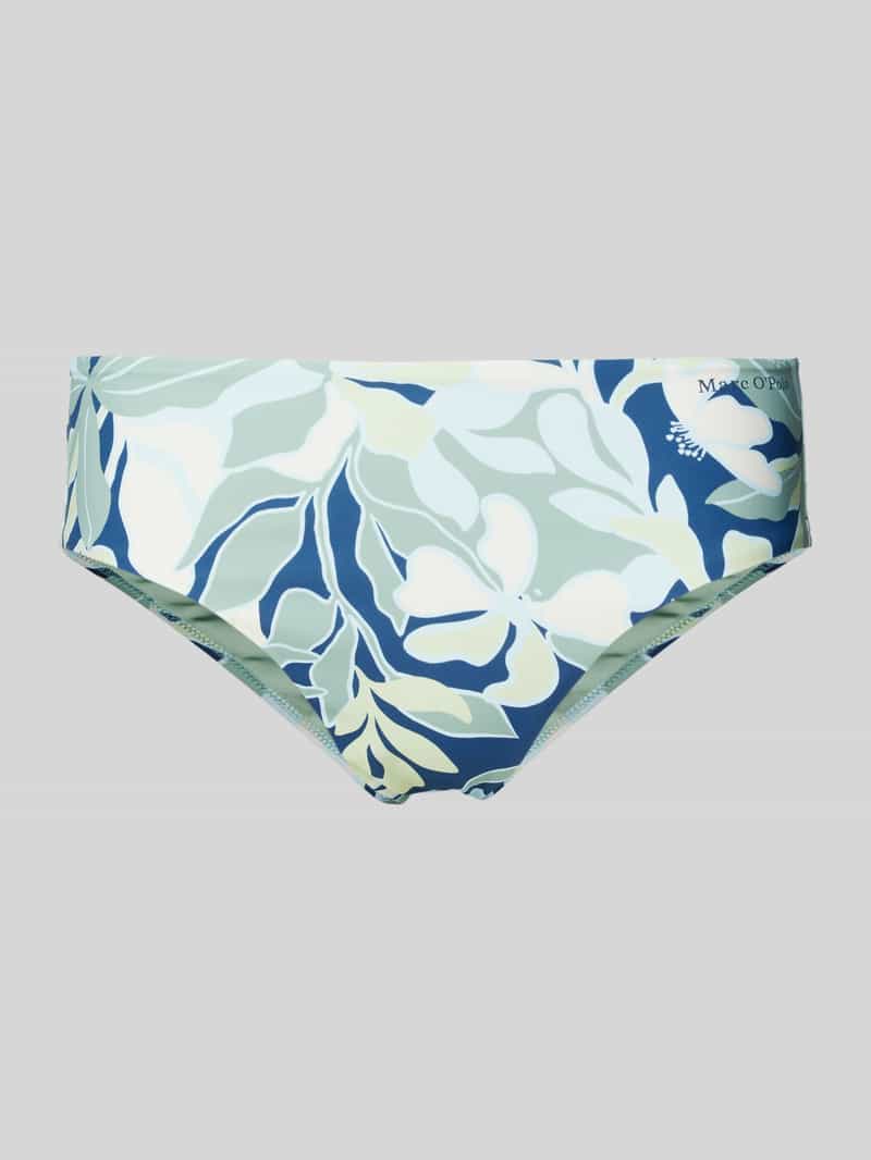 Marc O'Polo Bikinibroekje Multi Floral met hoge beenlijn