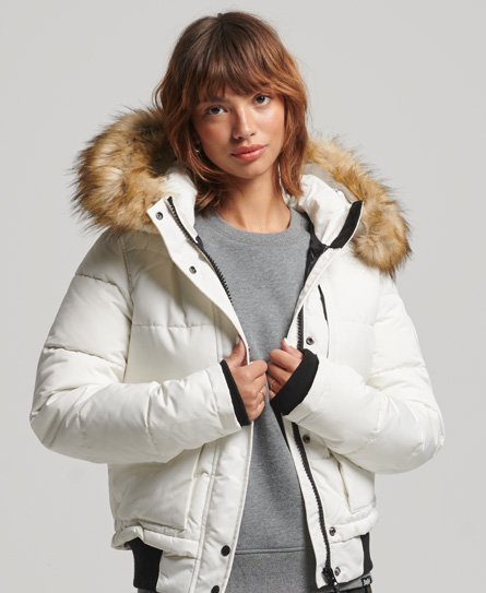 Superdry Female Everest Bomberjack Crème