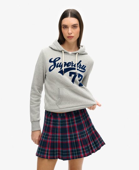 Superdry Vrouwen Super 77 Hoodie Grijs