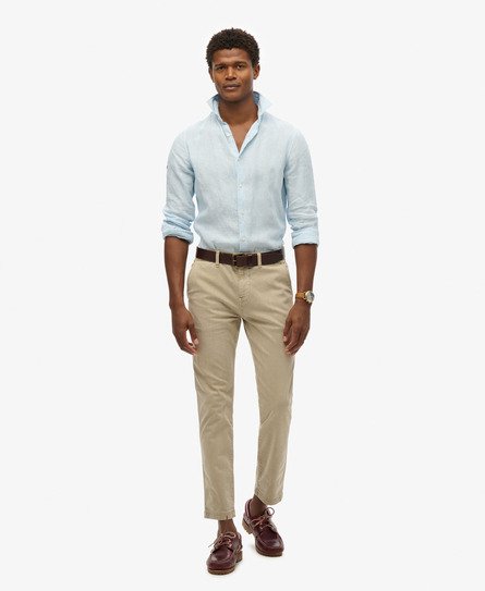 Superdry Mannen International Chinobroek Bruin