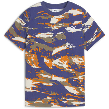 Puma T-shirt Korte Mouw  T-shirt enfant Camo Aop