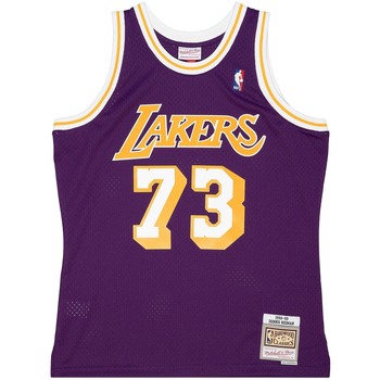 Mitchell And Ness Onderhemden  Maillot NBA Los Angeles Lakers Dennis Rodman