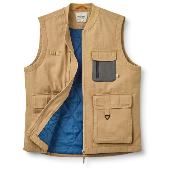 Passenger  Explorers Organic Cotton Canvas Vest - Synthetische bodywarmer, beige