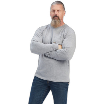 ARIAT T-Shirt Lange Mouw  T-shirt manches longues Rebar Cotton Strong