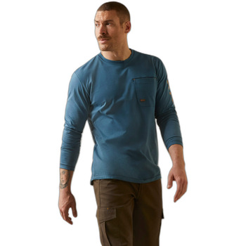 ARIAT T-Shirt Lange Mouw  T-shirt manches longues Rebar Workman Logo