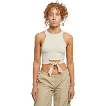 Urban Classics Top  Débardeur croisé à nœuds femme