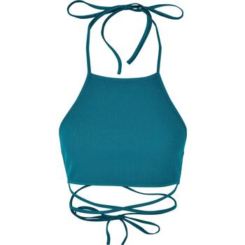 Urban Classics Top  Débardeur crop trapèze côtelé femme