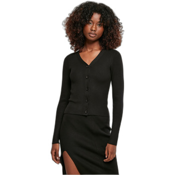 Urban Classics Vest  Cardigan court en tricot côtelé femme