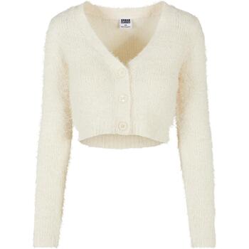 Urban Classics Vest  Cardigan crop plumes femme