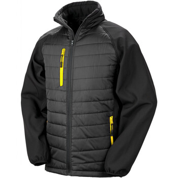 Result Blazer  Doudoune recyclée Softshell Black Compass Softshell