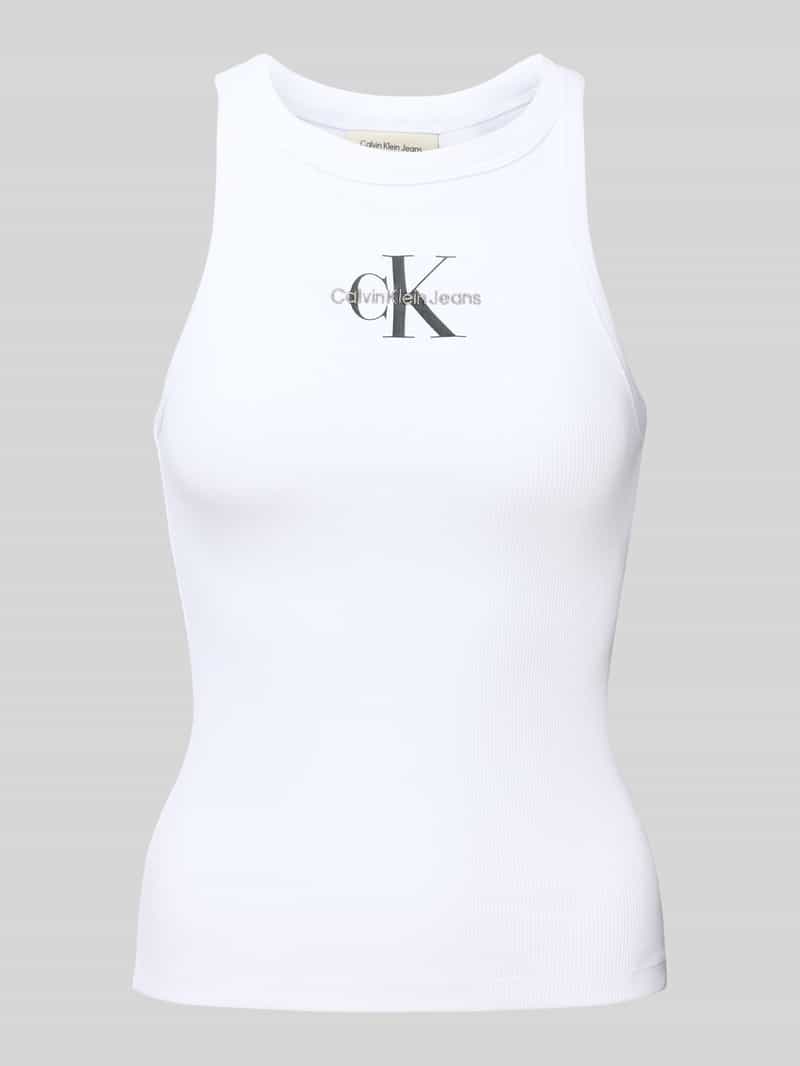 Calvin Klein Tanktop MONOLOGO RIB TANK TOP