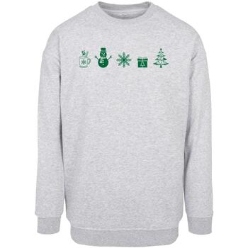 Merchcode Sweater  Sweatshirt à col rond Christmas Elements