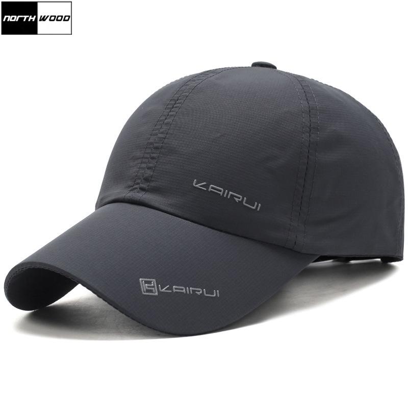 Northwood [] Effen zomerpet merk baseballpet heren dames papa cap bot snapback hoeden voor heren 56-60 cm zwart