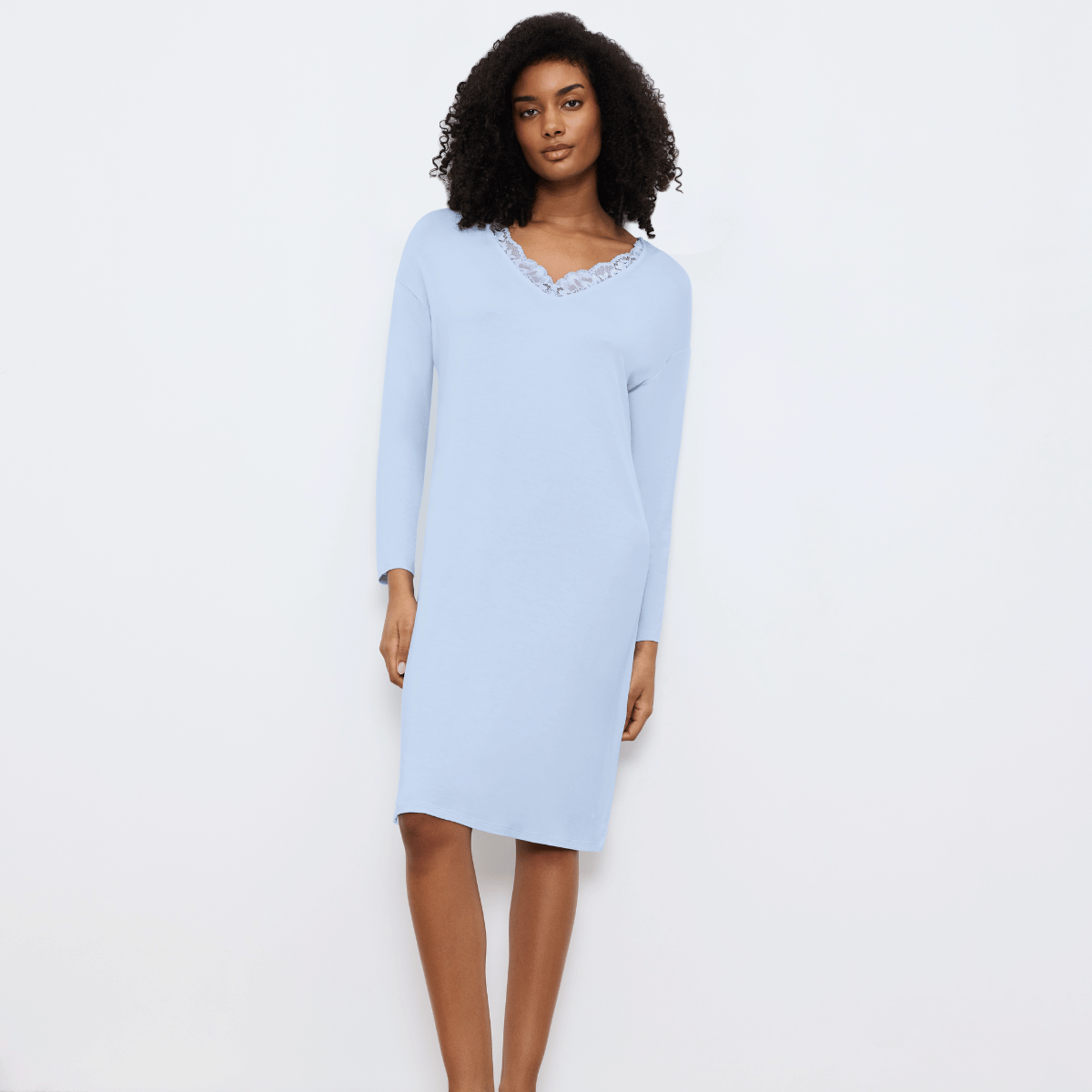 Triumph nachtjapon, blauw