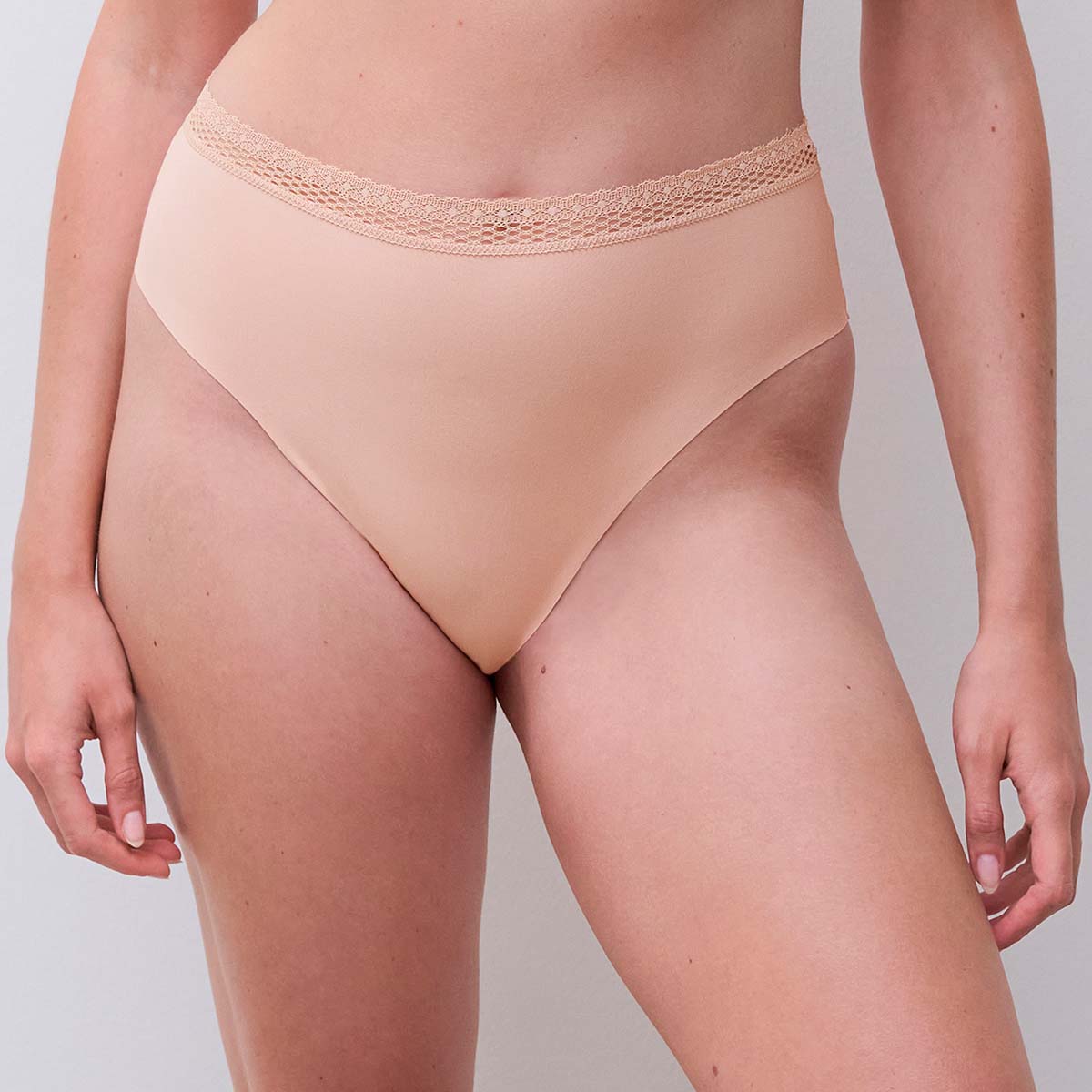 Chantelle Cozy Chic tai slip, nude