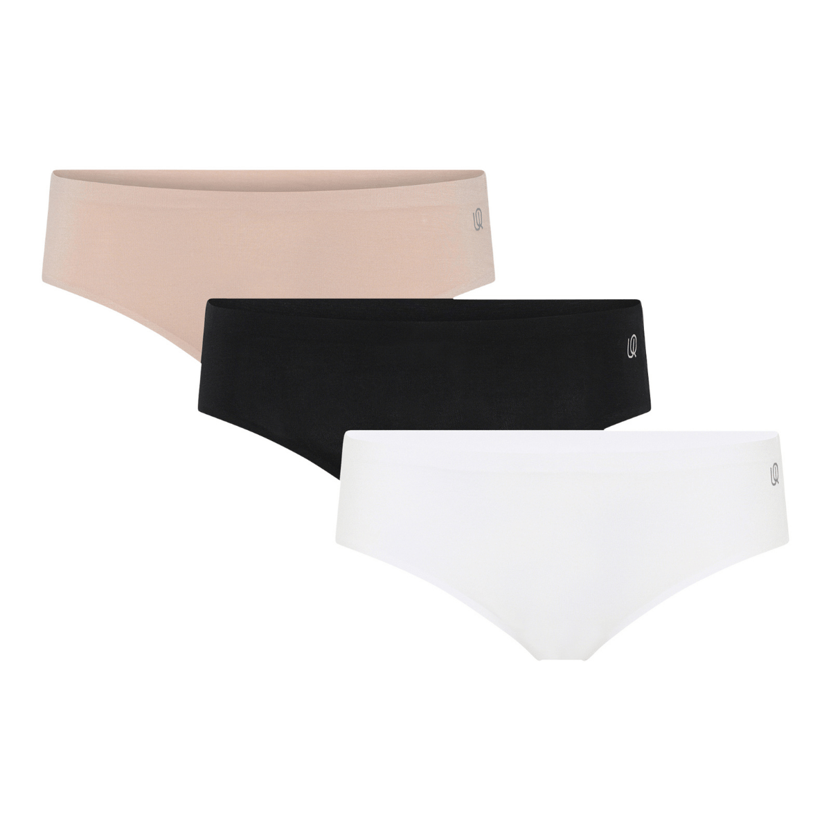 Urban Quest 3-Pack Women Bamboo tai slip, multicolour