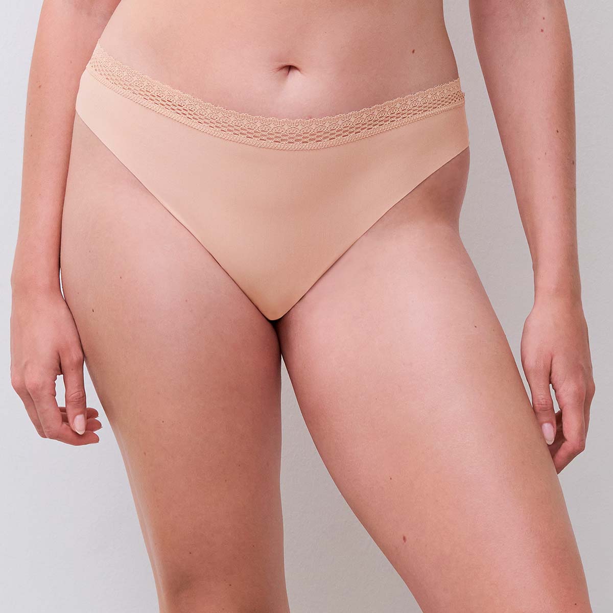 Chantelle Cozy Chic tanga slip, nude