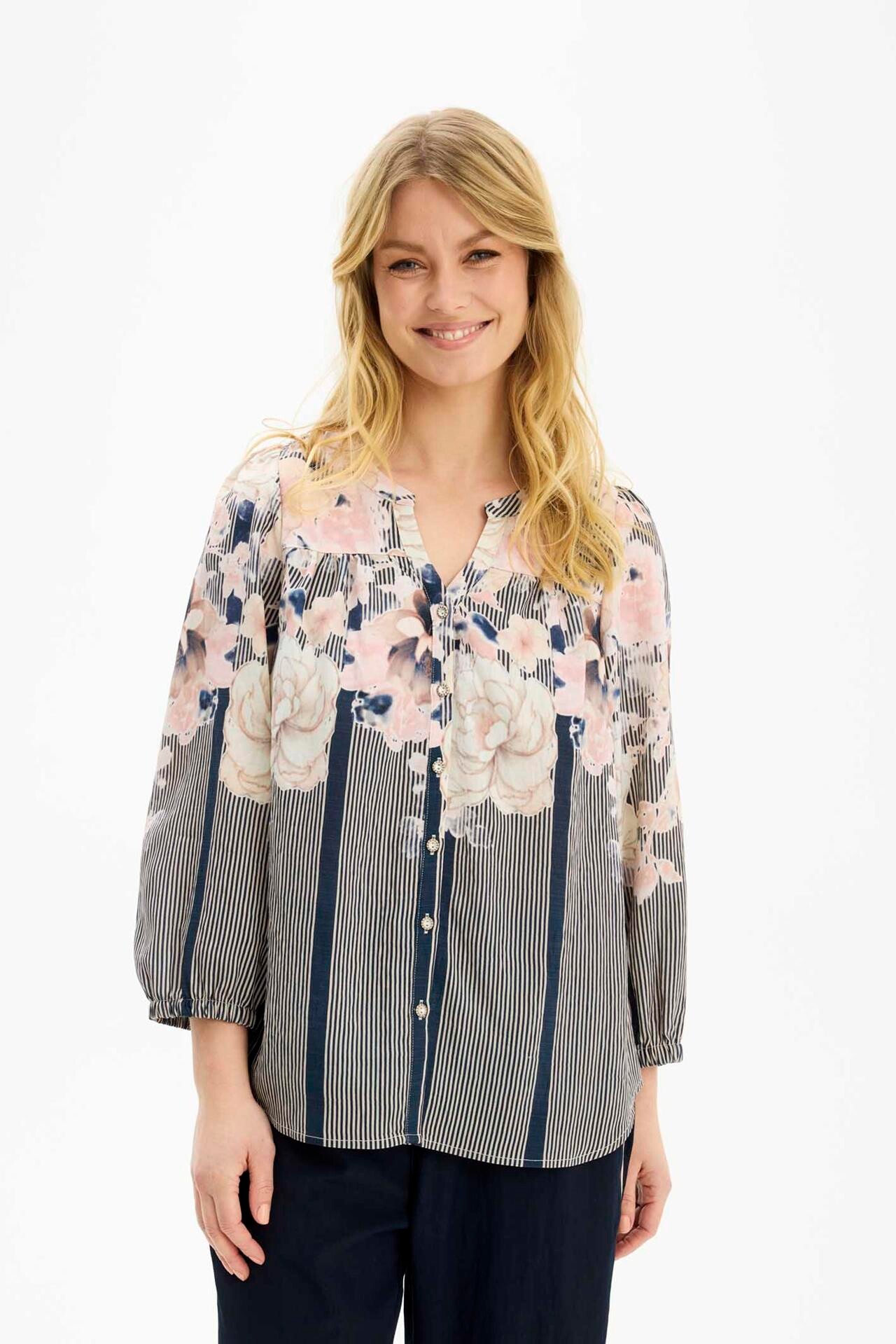 IN FRONT ELVA SHIRT 16620 501 (Blue 501)