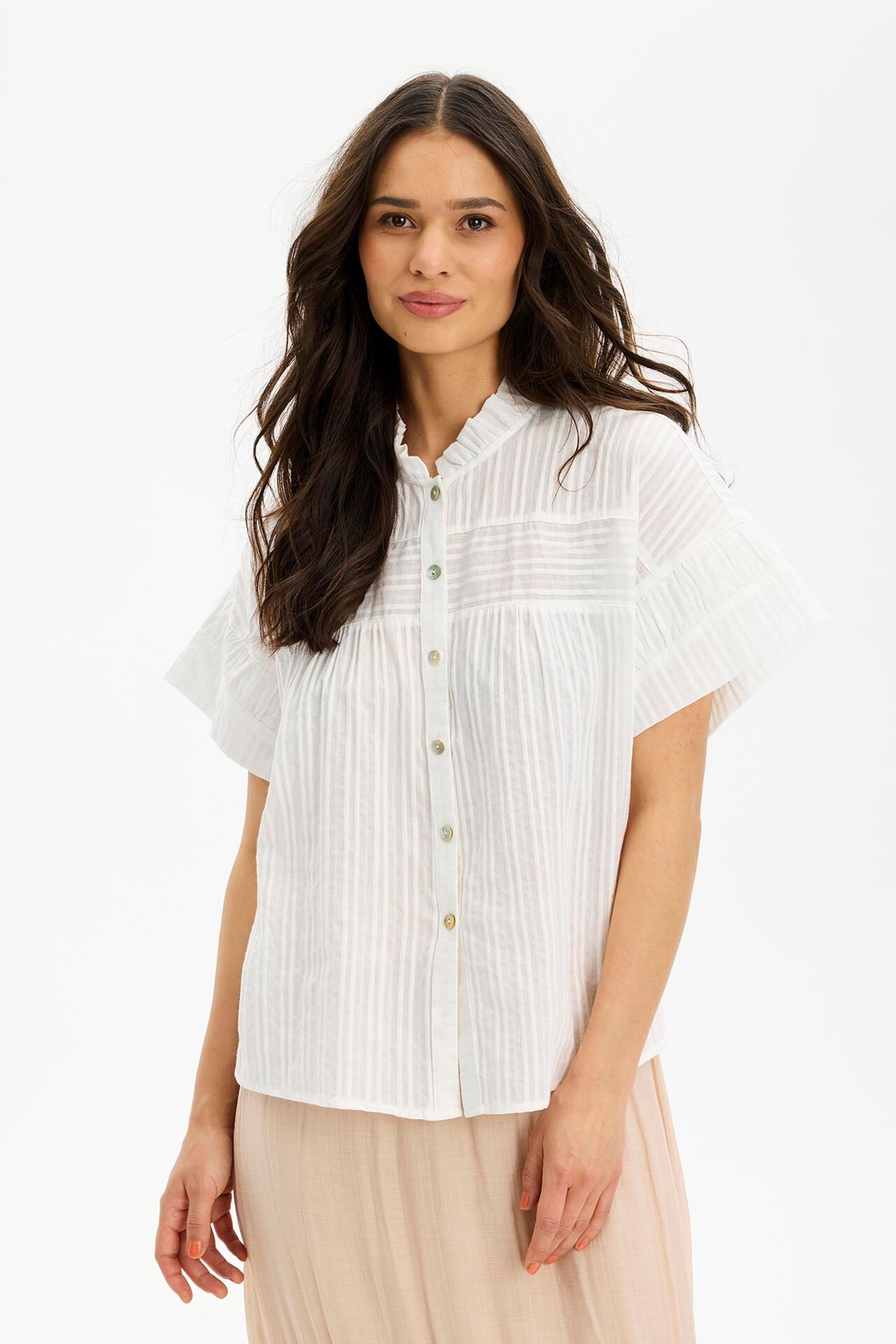 IN FRONT GURLI SHIRT 16627 010 (White 010)