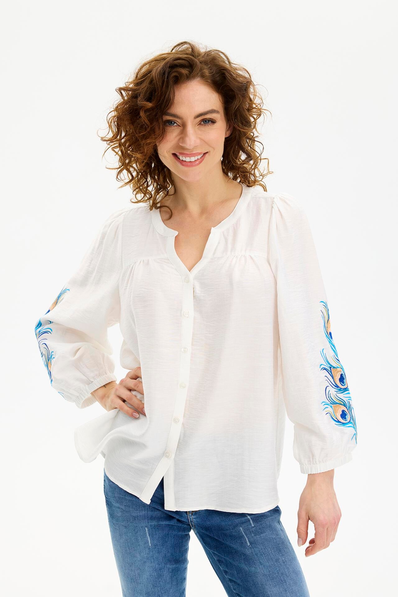 IN FRONT CORA SHIRT 16666 010 (White 010)