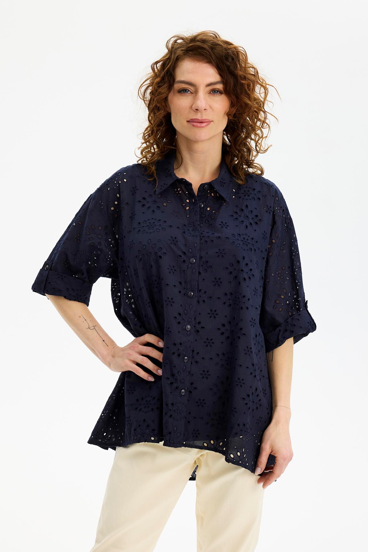 IN FRONT RIKKY SHIRT 16683 591 (Navy 591)