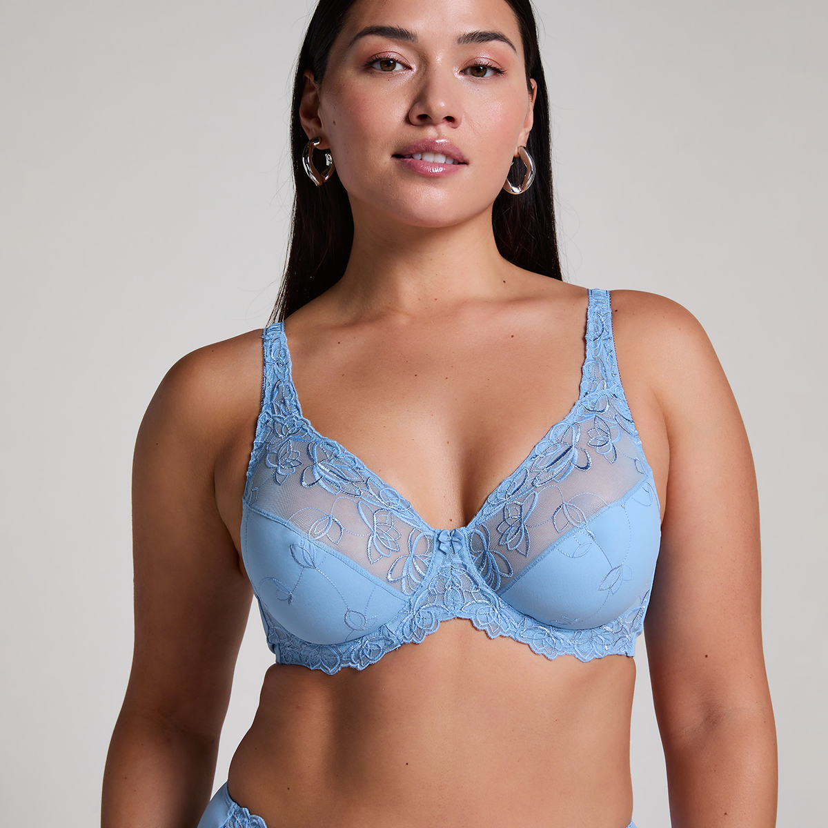 Hunkemöller Diva BH met beugel, lichtblauw