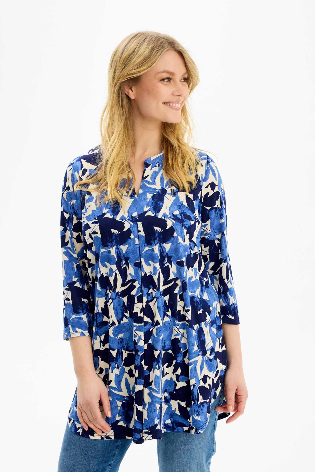 IN FRONT MARACOLLINA TUNIC 16669 501 (Blue 501)