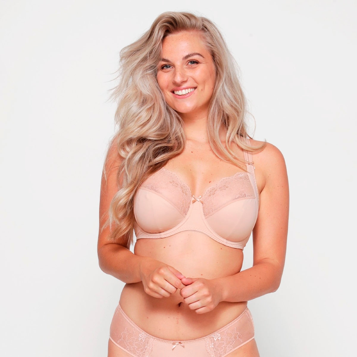 LingaDore Daily Plus Size BH met beugel, nude