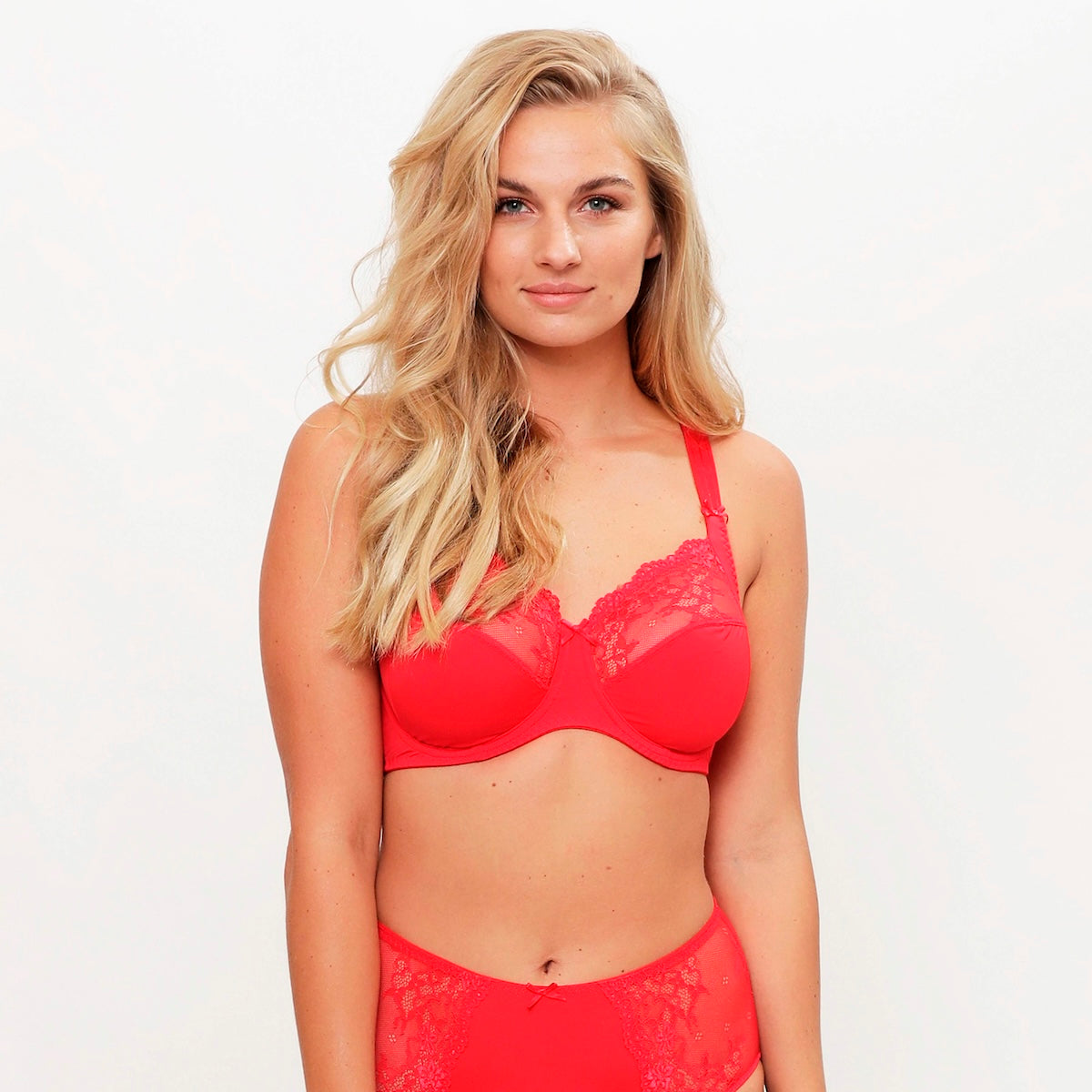 LingaDore Daily Plus Size BH met beugel, rood
