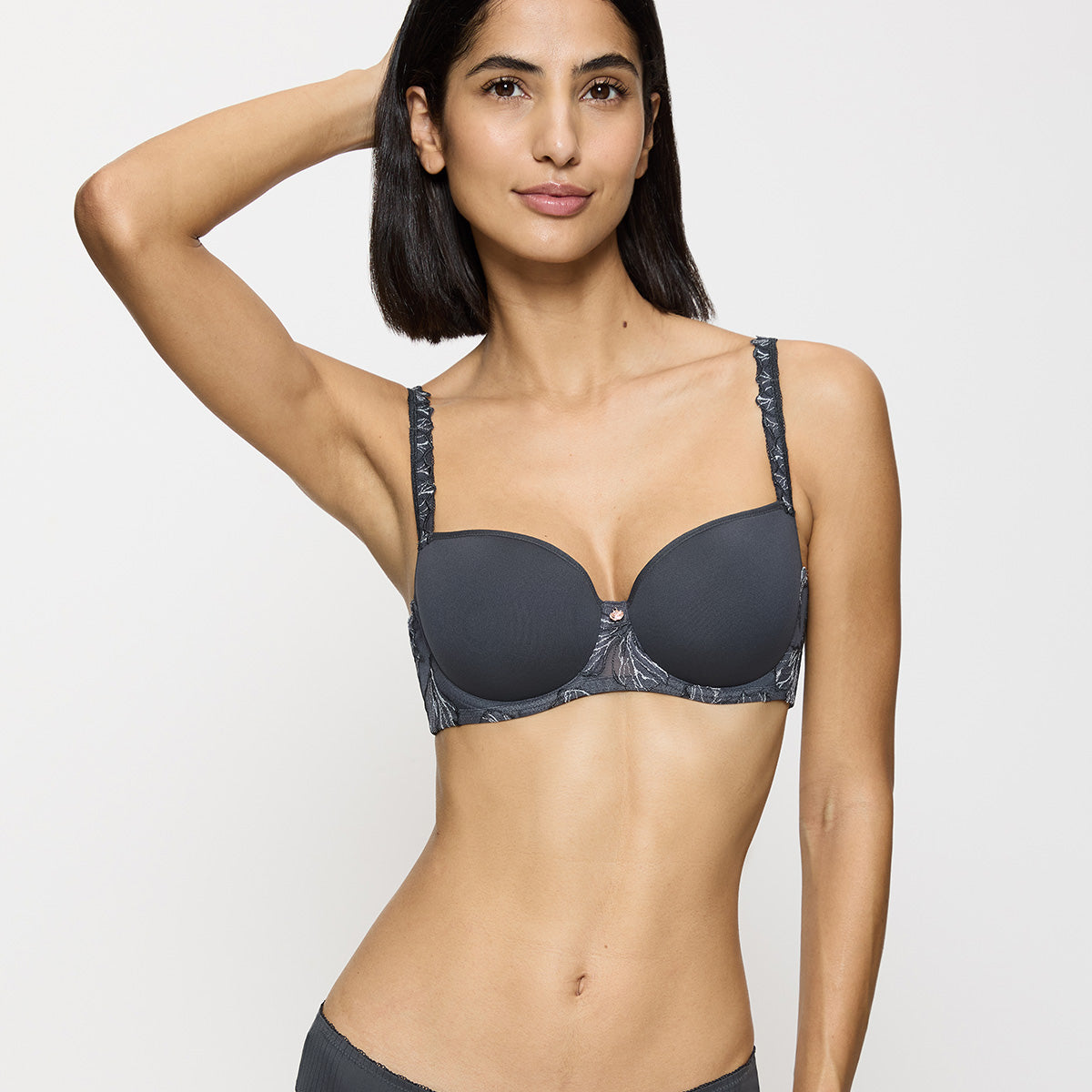 Triumph Wild Iris Florale WHP BH met beugel, grijs