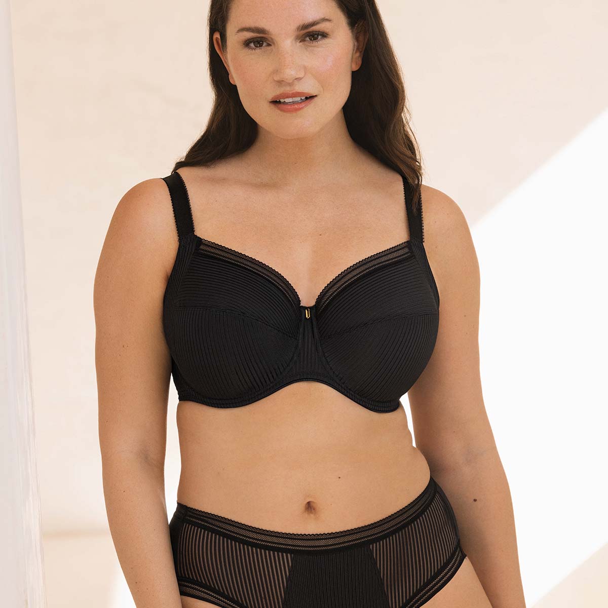 Fantasie Fusie BH met beugel, zwart