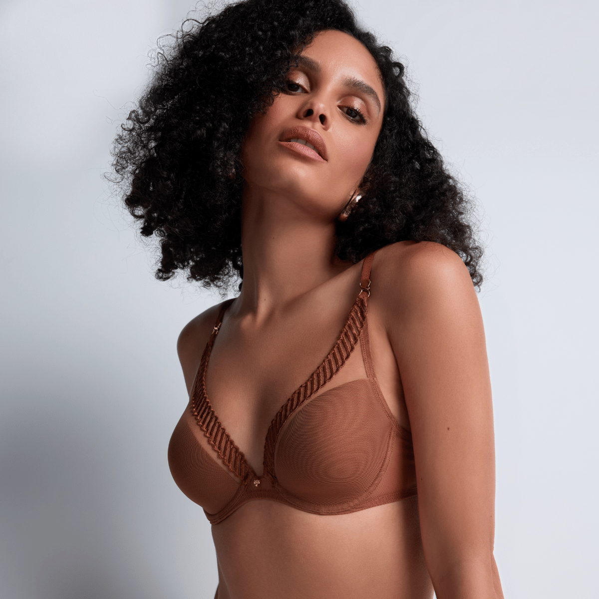 Aubade Sheer Emotion BH met beugel, bruin