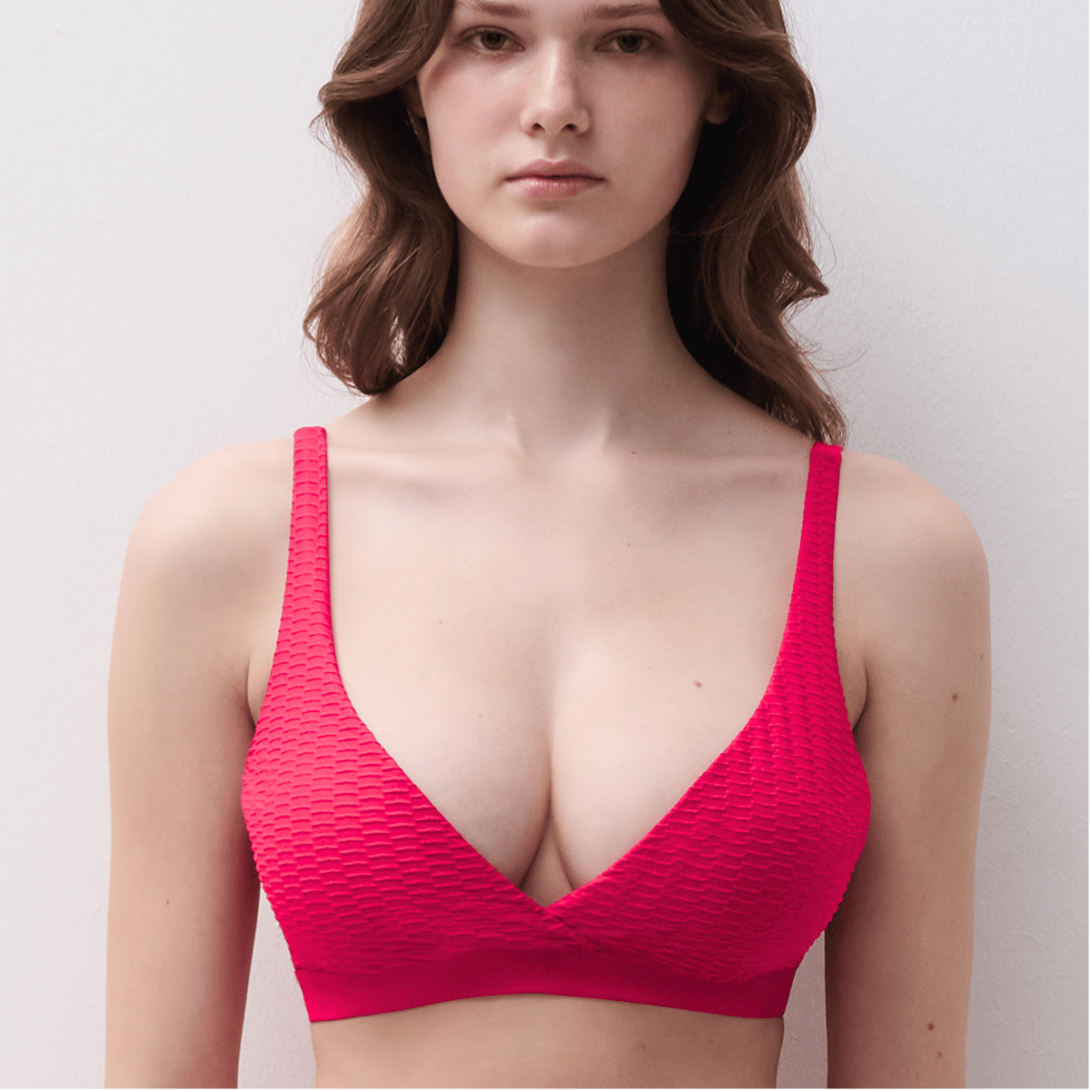 Femilet Bonaire bikinitop zonder beugel, roze